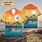 USS Fort McHenry (LSD-43)_Sunset Hawaiian Shirt
