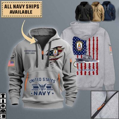 uss gonzalez ddg 66quarter zip hoodie aop polo tshirt aqe76