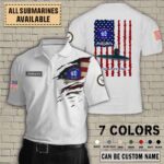 uss grayling ssn 646quarter zip hoodie aop polo tshirt qvdcu