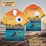 USS Hampton (SSN-767)_Sunset Hawaiian Shirt