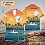USS Impervious (MSO 449)_Sunset Hawaiian Shirt