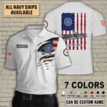 uss inchon lph 12quarter zip hoodie aop polo tshirt 9061c