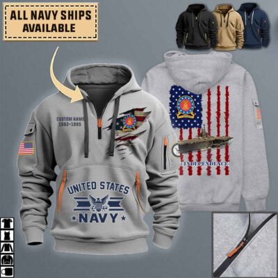 uss independence cv 62quarter zip hoodie aop polo tshirt mttxa