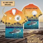 USS James E. Williams (DDG-95)_Sunset Hawaiian Shirt