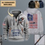 uss john marshall ssbn 611quarter zip hoodie aop polo tshirt drnq4