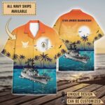USS John Rodgers (DD-983)_Sunset Hawaiian Shirt