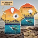 USS John Warner (SSN-785)_Sunset Hawaiian Shirt