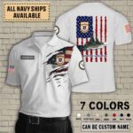 uss joseph strauss ddg 16quarter zip hoodie aop polo tshirt 5ktxv