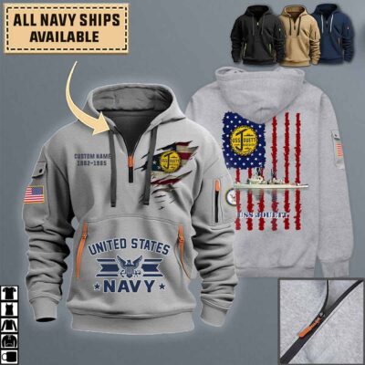 uss jouett cg 29quarter zip hoodie aop polo tshirt chlo1
