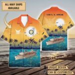 USS L. Y. Spear (AS-36)_Sunset Hawaiian Shirt