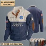 uss lake champlain cv 39stand collar sweatshirt 3kyzh