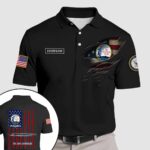 uss los angeles ssn 688quarter zip hoodie aop polo tshirt zr45u