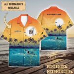 USS Maryland (SSBN-738)_Sunset Hawaiian Shirt