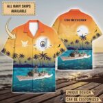 USS McClusky (FFG-41)_Sunset Hawaiian Shirt