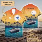 USS Midway (CVA-41)_Sunset Hawaiian Shirt