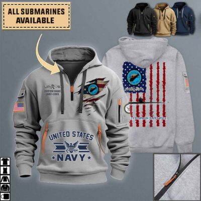 uss minneapolissaint paul ssn 708quarter zip hoodie aop polo tshirt rg92n