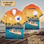 USS Mobile (LKA-115)_Sunset Hawaiian Shirt