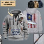 uss mount baker ae 34quarter zip hoodie aop polo tshirt o6rm1