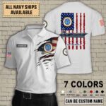 uss nimitz cvn 68quarter zip hoodie aop polo tshirt wh8f1