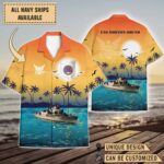 USS Norton Sound(AVM-1)_Sunset Hawaiian Shirt