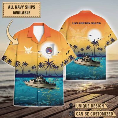 uss norton soundavm 1sunset hawaiian shirt z42i7