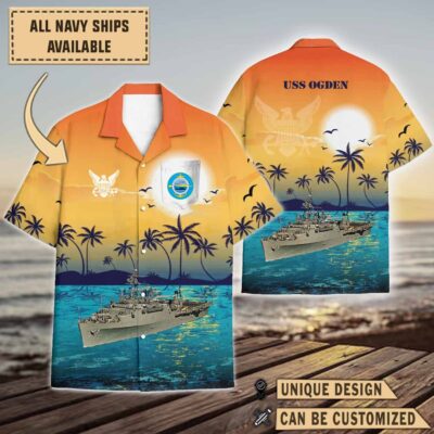 uss ogden lpd 5sunset hawaiian shirt bo5ez