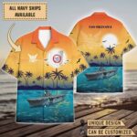 USS Okinawa (LPH-3)_Sunset Hawaiian Shirt