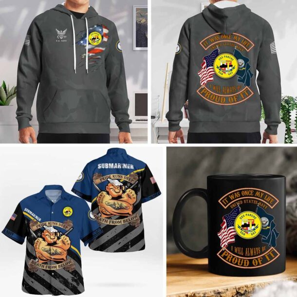 uss parche ssn 683sweater tribute sets 8615u