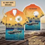 USS Peleliu (LHA-5)_Sunset Hawaiian Shirt