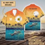 USS Racine (LST-1191)_Sunset Hawaiian Shirt