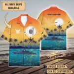 USS Salvor (ARS-52)_Sunset Hawaiian Shirt