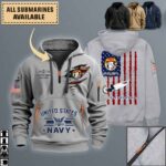 uss san francisco ssn 711quarter zip hoodie aop polo tshirt 4dc8t