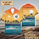 USS Shreveport (LPD-12)_Sunset Hawaiian Shirt
