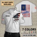 uss stribling dd 867quarter zip hoodie aop polo tshirt 45q66