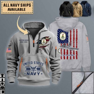 uss stump dd 978quarter zip hoodie aop polo tshirt jhpmw