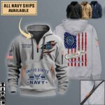 uss sylvania afs 2quarter zip hoodie aop polo tshirt uhebx