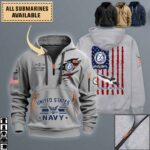 uss thomas jefferson ssbn 618quarter zip hoodie aop polo tshirt j2xb6
