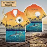USS Topeka (SSN-754)_Sunset Hawaiian Shirt