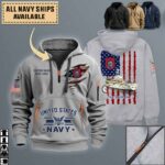 uss tripoli lph 10quarter zip hoodie aop polo tshirt o01ak