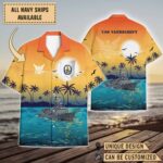 USS VANDEGRIFT (FFG-48)_Sunset Hawaiian Shirt