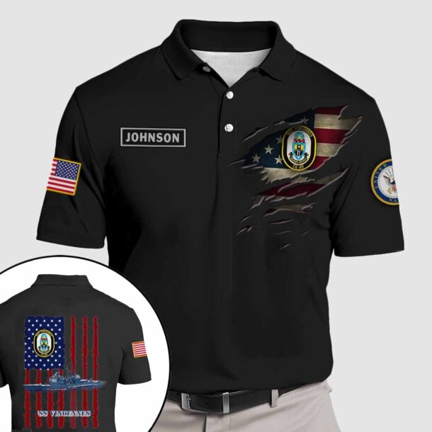 uss vincennes cg 49quarter zip hoodie aop polo tshirt 86xnt