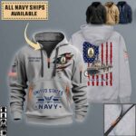 uss wasp lhd 1quarter zip hoodie aop polo tshirt hwki4