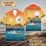 USS Winston S. Churchill (DDG-81)_Sunset Hawaiian Shirt
