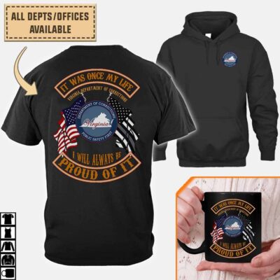 virginia department of corrections vacotton printed shirts aghph