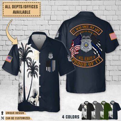 west chester police department ohdual flag hawaiian shirt a0e5t