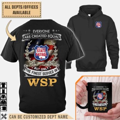wisconsin state patrol wicotton shirts nrwc5