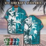 xb 70 valkyrie xb70aircraft palm tree pocket hawaiian shirt usu73