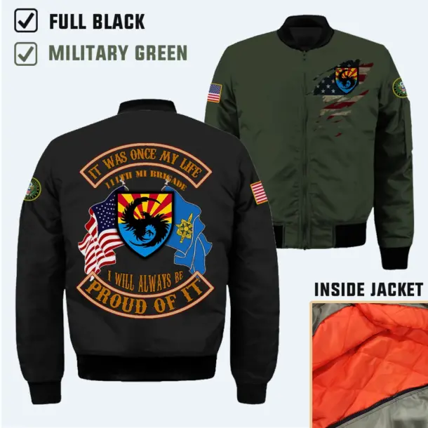 111th mi bde 111th military intelligence brigadecotton printed shirts ntxwa