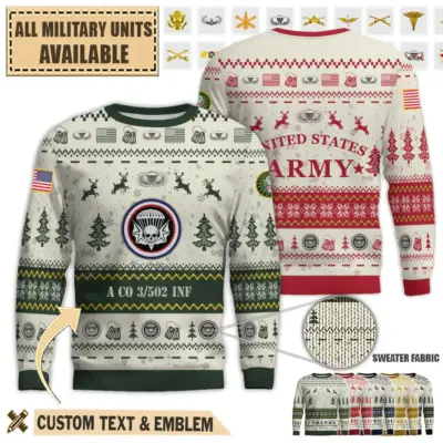 a company 3 502 infantrypremium ugly sweater 2xdm0