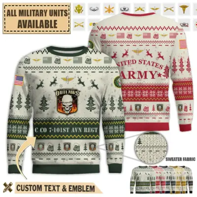 c co 7 101 avn regt outlawspremium ugly sweater 7ebi2